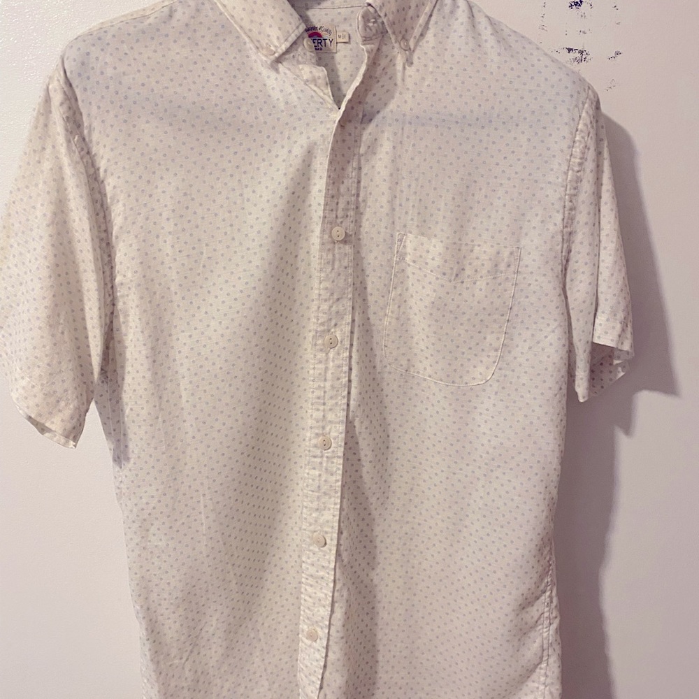 Faherty Short Sleeve Pacific Shirt Sunburst Print